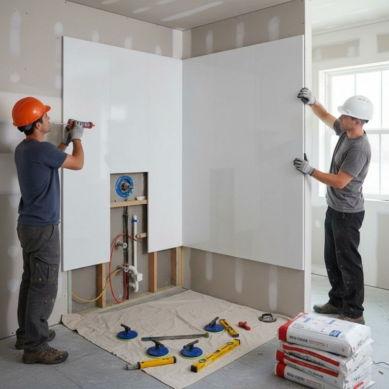 Shower Surround Installation